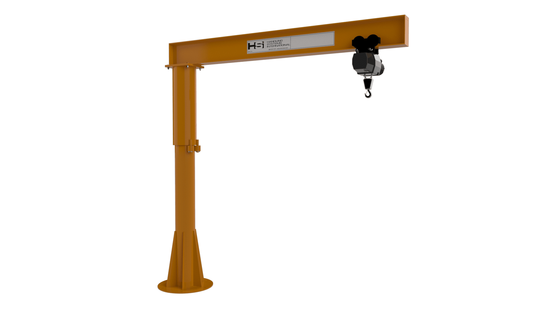 Medium Duty Freestanding Jib Crane HSI Cranes